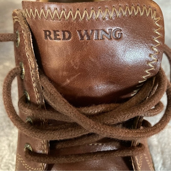 Red Wing Lace Up Oxford Style 4933 Leather Pecan Brown Shoes Size 9.5B - Picture 13 of 16